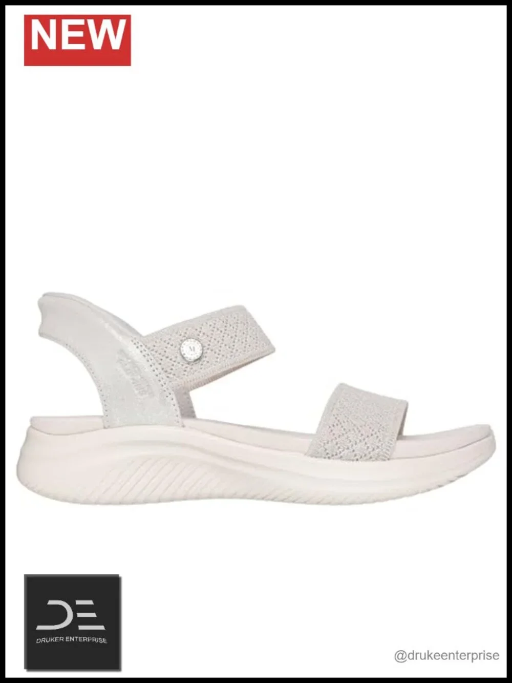 Skechers Women's Ultra Flex 3.0 Slide Sandals Yoga Foam Comfort Wedge